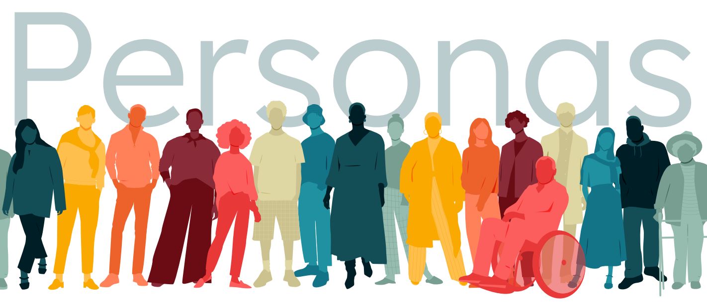 silhouettes of a diverse group of people